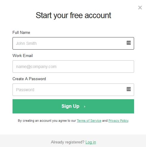 SMTP2GO Signup